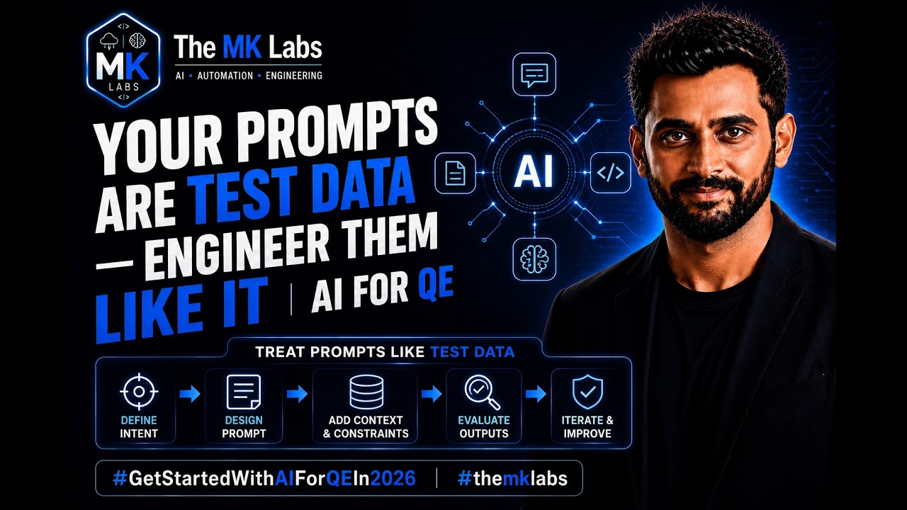 Your Prompts Are Test Data — Engineer Them Like It | AI for QE