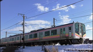 E129系B27+A1編成【4K】信越本線下り普通443M