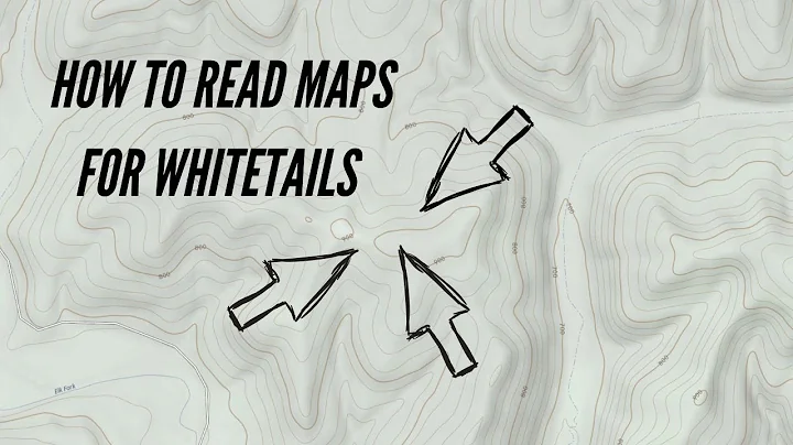 How to Identify Key Terrain Features For Whitetails on a Topographical Map