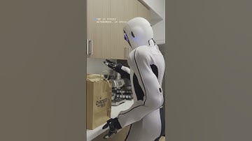 Humanoid EVE unpacks groceries | MODE: Autonomous | by 1X