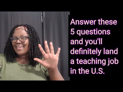 Prepare For Your US Teaching Interview [Get Hired on Spot] [International Teachers] || Malika's Flex