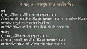 Class 7 Science 4th weeks assignment  সপ্তম শ্রেণীর বিজ্ঞান চতুর্থ সপ্তাহের এ্যাসাইনমেন্ট