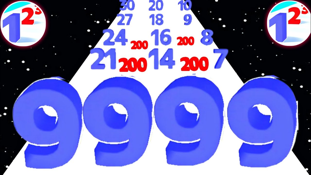 Number Master Infinity, Jelly Run 2048 Max Level - 9999 Mobile Game