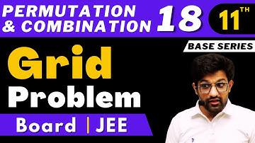 Permutation & Combination 18 | Grid Problem | Aman Sir Maths | Bhannat Maths