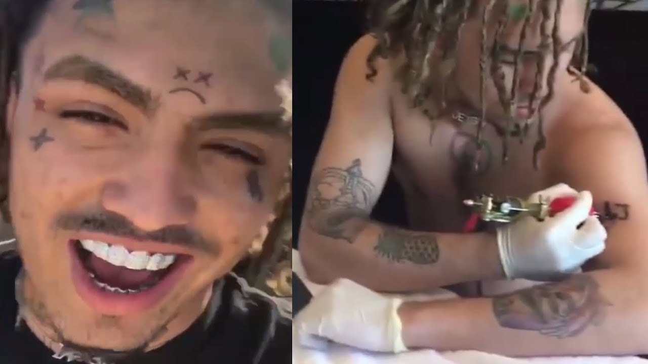 Buy Lil Pump Temporary Tattoos  Lil Pump Face Tattoos  Lil Pump Online in  India  Etsy