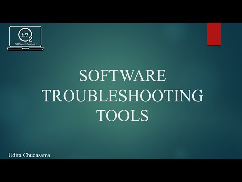 Software Troubleshooting Tools