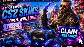 FREE SECRET TREASURE CASE on KEYDROP!! $24000 Giveaways #giveaway #keydrop promo code