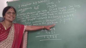 4th class Mathematics Exercise 2.5 Word problems