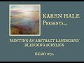 Abstract Acrylic Painting Demo/Blending Technique