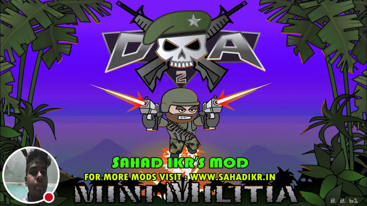 My Mini Militia Mod Shd Stream By Noobstar