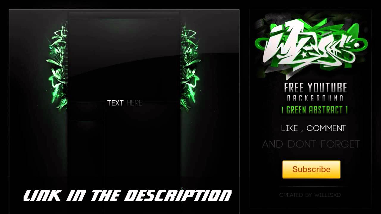 Abstract Youtube Background Template