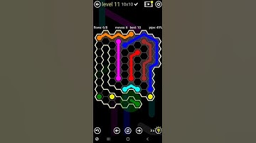 How To Solve Flow Free Hexes Worm Pack Level 11 10x10 Board Hard Walk Through Solution Walkthrough