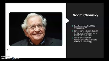 Noam Chomsky and the Cognitive Revolution
