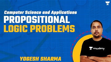 NTA UGC NET 2021 | Computer Science by Yogesh Sharma | Propositional Logic Problems