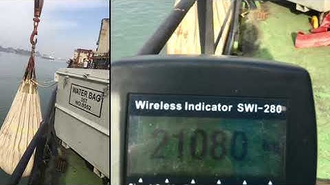 DECK CRANE LOAD TEST IN VIETNAM