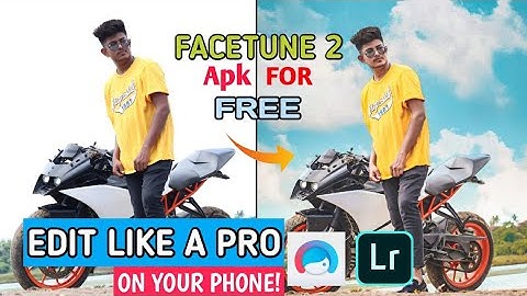 Lightroom Mobile Tutorial l Facetune 2 Tutorial l Best Photo Editing l How to Download Facetune 2App