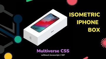 Tutorial : Isometric Iphone Box // Multiverse CSS without Javascript, GIF // SUNNY