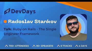 Radoslav Stankov: Ruby on Rails - The Single Engineer Framework