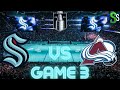 Seattle Kraken vs Colorado Avalanche, Stanley Cup Playoffs Round 1 game 3 pregame introduction video