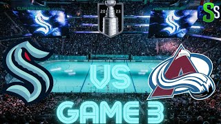 Seattle Kraken vs Colorado Avalanche, Stanley Cup Playoffs Round 1 game 3 pregame introduction video