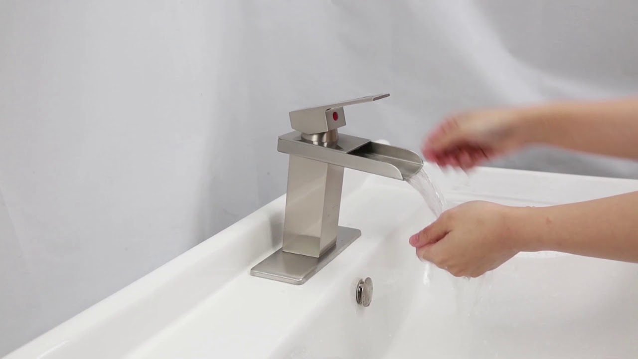 Homevacious Bathroom Faucet Sink Vanity Waterfall Single Handle One
