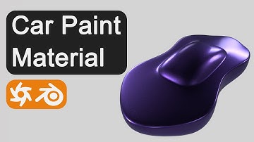 Car Paint Material | Blender & Octane Tutorial