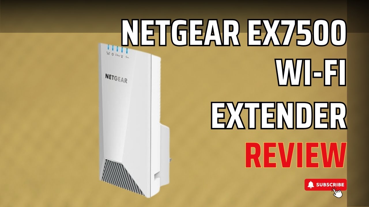 NETGEAR EX7500 WiFi Extender Review 2024 YouTube