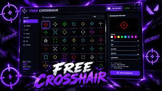 FREE CROSSHAIR TOOL 🔥 | Custom Crosshairs for Fortnite & Valorant