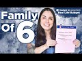 BBP Real Life Budget | Budget Tips + Paycheck Budget + Large Family