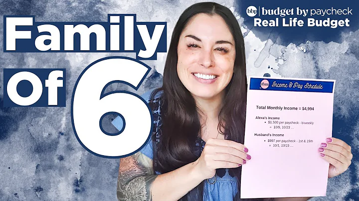 BBP Real Life Budget | Budget Tips + Paycheck Budget + Large Family