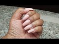 Watch Me Do My Nails | Simple Nude Acrylic Nails Full Set