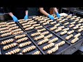 역대급 식감의 소시지빵이 나타났다! 바삭바삭 페스츄리 소세지빵 It's very crispy! Pastry hot dog - Korean street food