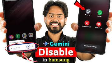 Ask Gemini problem Samsung | power button ask Gemini off | How to disable Gemini assistant 