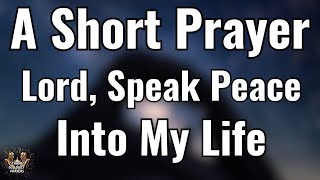 Lord, Speak Peace Into My Confusion 🙏 A Powerful Morning Prayer for Clarity and Calm