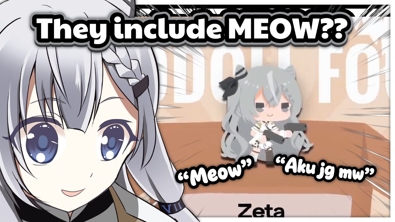 Zeta reaction to her UPDATED Voice lines in Holo VS Robo is hilarious