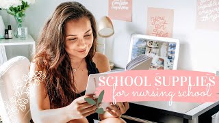MY GO-TO SUPPLIES | every staple in my nursing school backpack