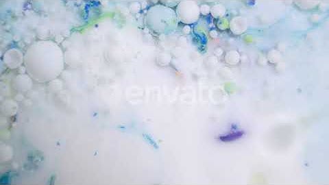 Slow Motion of Bright Colored Bubbles | Stock Footage - Envato elements