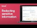 Redacting Sensitive Information - Secure Call Recording