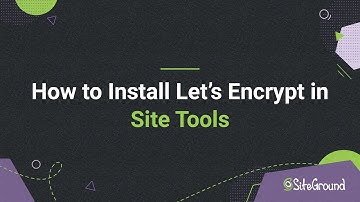 How to install free SSL Let