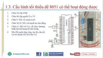 Tự học 8051  Bài 1   Giới thiệu về 8051