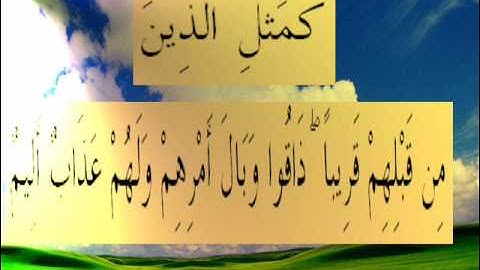 القرأن الكريم سورة الحشر الأية 15.wmv
