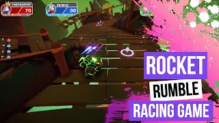 Rocket Rumble - Online Multiplayer Gameplay - Racing Game screenshot 1