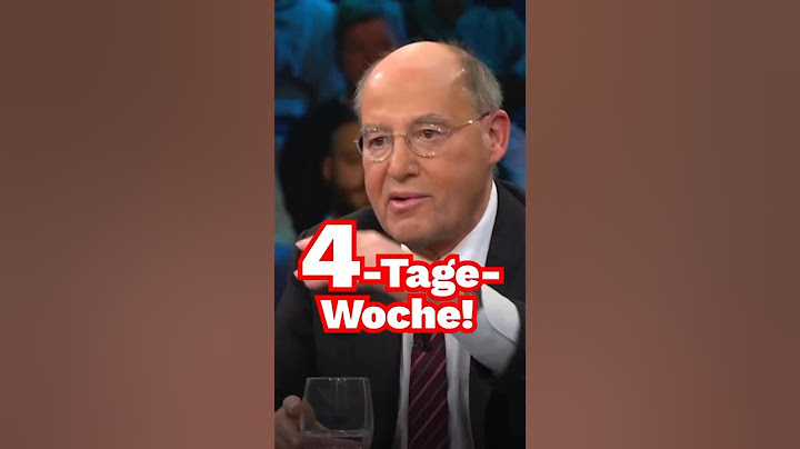 Gregor Gysi: WENIGER Arbeiten, MEHR vom Leben!