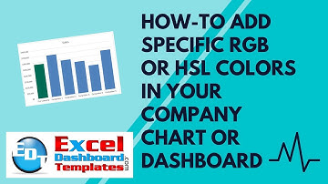 How-to Add Specific RGB or HSL Colors in Your Company Chart or Dashboard