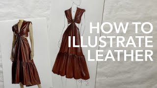 How to Illustrate Leather