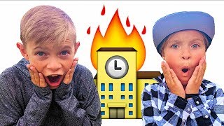 🏫KIDS SCHOOL CATCHES ON FIRE!!🔥😱