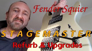 Squier Stagemaster Guitar - refurb & upgrade