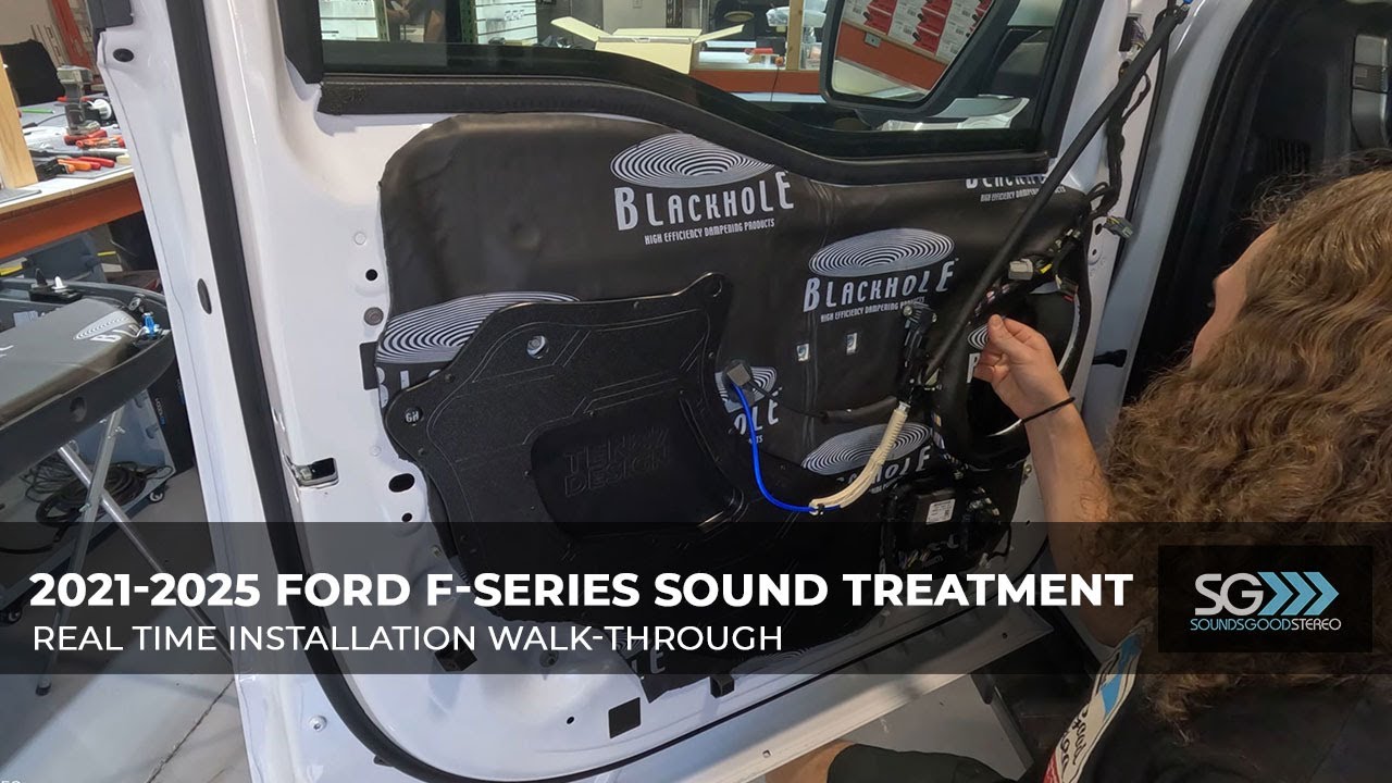 Ford 2021+ F150 and 2023+ Super Duty Sound Treatment Installation