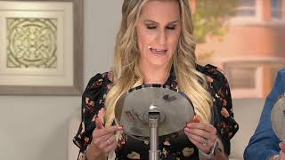 simplehuman 8" LED Sensor Mirror w/ 5x Magnification & Tru-lux Light on QVC