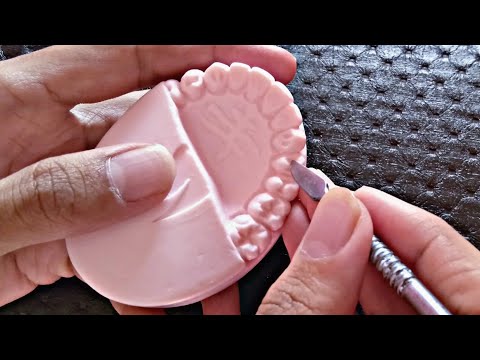 SOAP CARVING of Maxilla(UPPER JAW) ||Dental art on DOVE soap ||